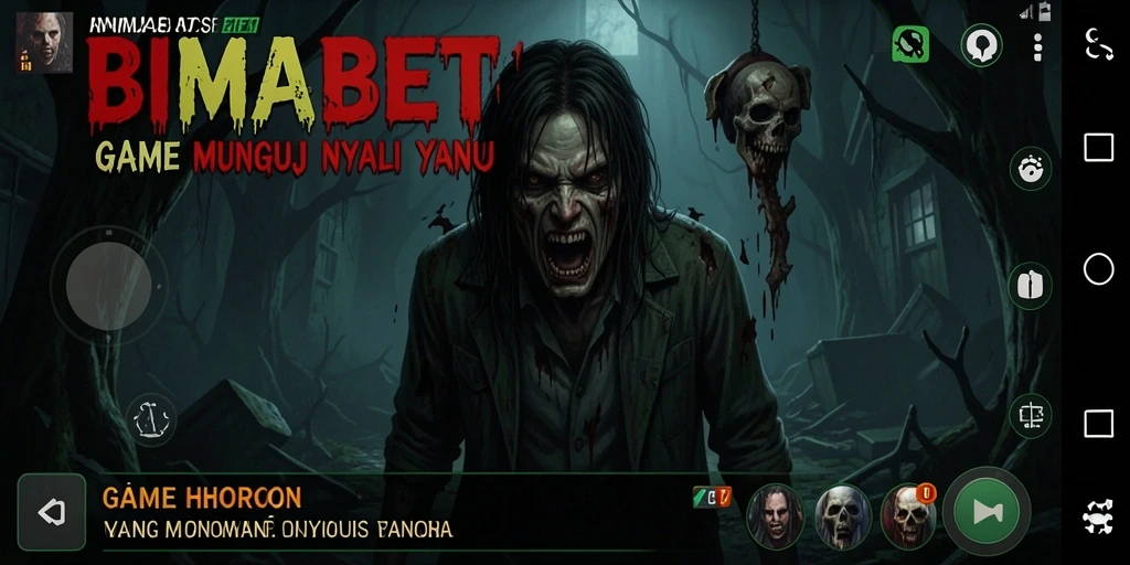 Tangkapan layar gameplay BIMABET yang menakutkan dan mendebarkan.