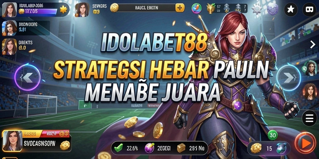 Screenshot gameplay menunjukkan momen strategis dalam IDOLABET88.