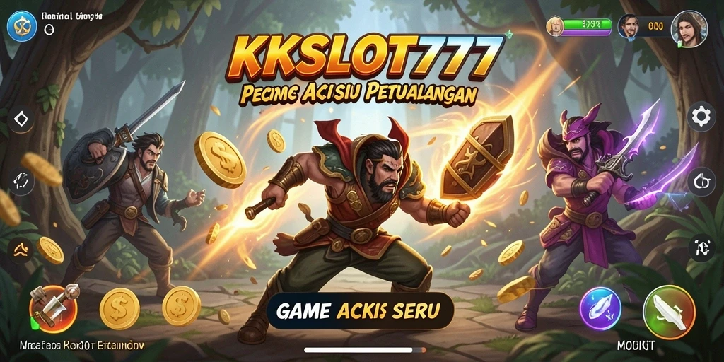Tampilan gameplay KKSLOT777 yang penuh aksi dan mendebarkan.