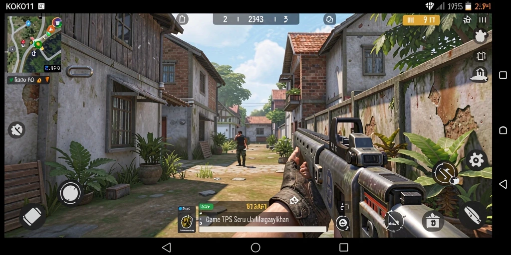 Gameplay KOKO11 yang menegangkan dalam pertempuran TPS.