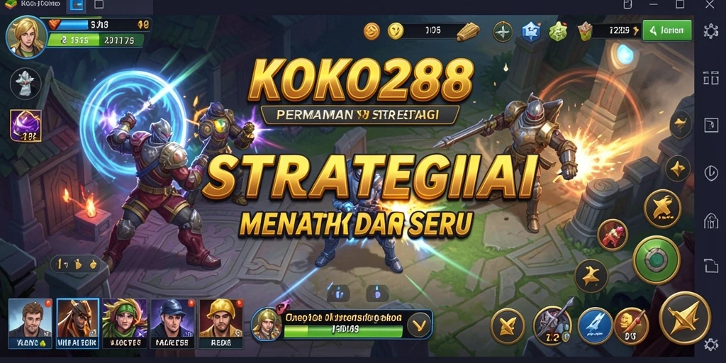 Tampilan gameplay seru dari KOKO288 dengan strategi mendalam.
