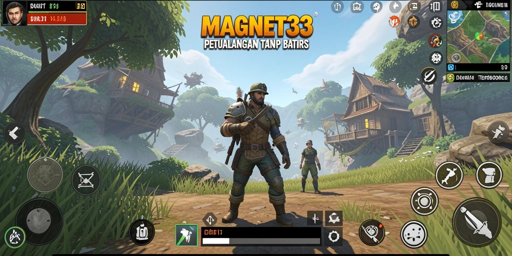 Screenshot gameplay <strong>MAGNET33</strong> di dunia terbuka yang epik dan memukau.