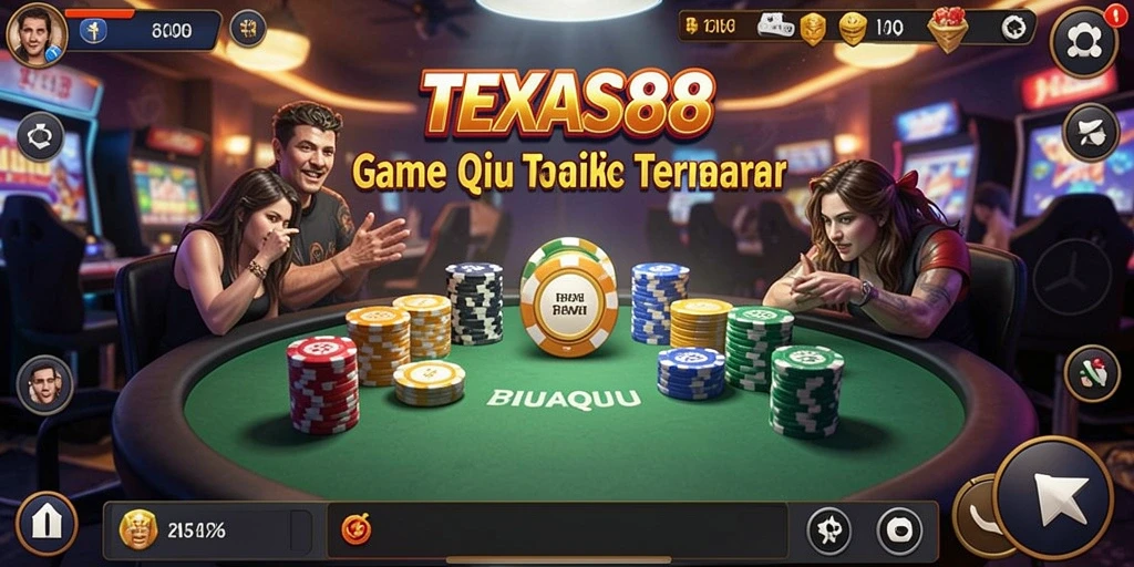 Tampilan menarik dari gameplay QiuQiu di TEXAS88.