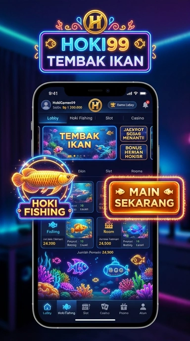 Tampilan antarmuka pengguna Hoki99 yang menarik dan informatif.